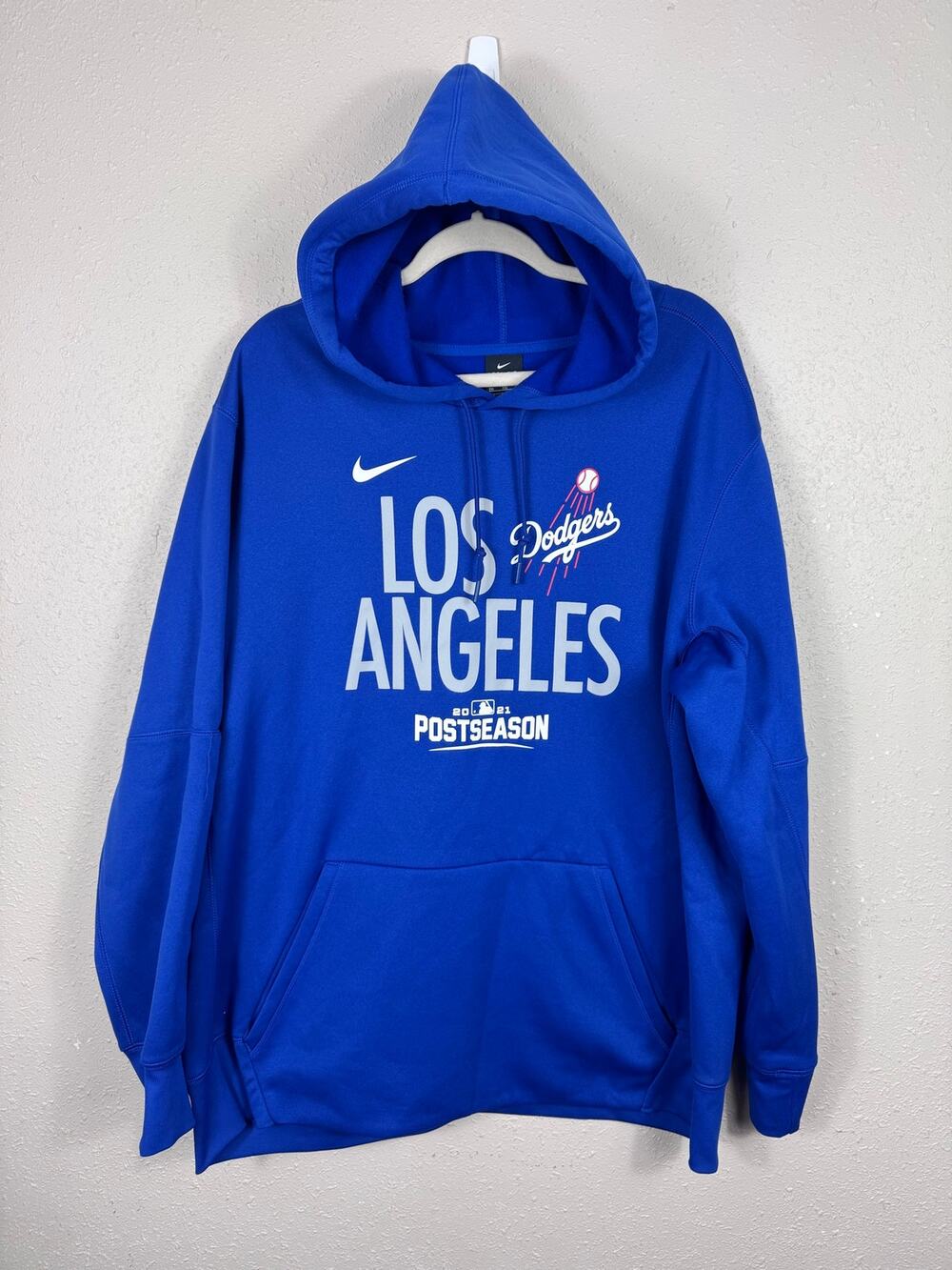 Nike Authentic Los Angeles Dodgers 2021 Postseason Collection Dugout Hoodie XXL